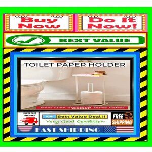 🛑 YAMAZAKI Tray 🆒 STAND Organizer ➕ TOILET PAPER Stocker HOLDER Metal BUY NOW❗